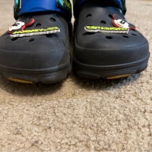 Unisex Black and Blue Mickey Mouse Crocs